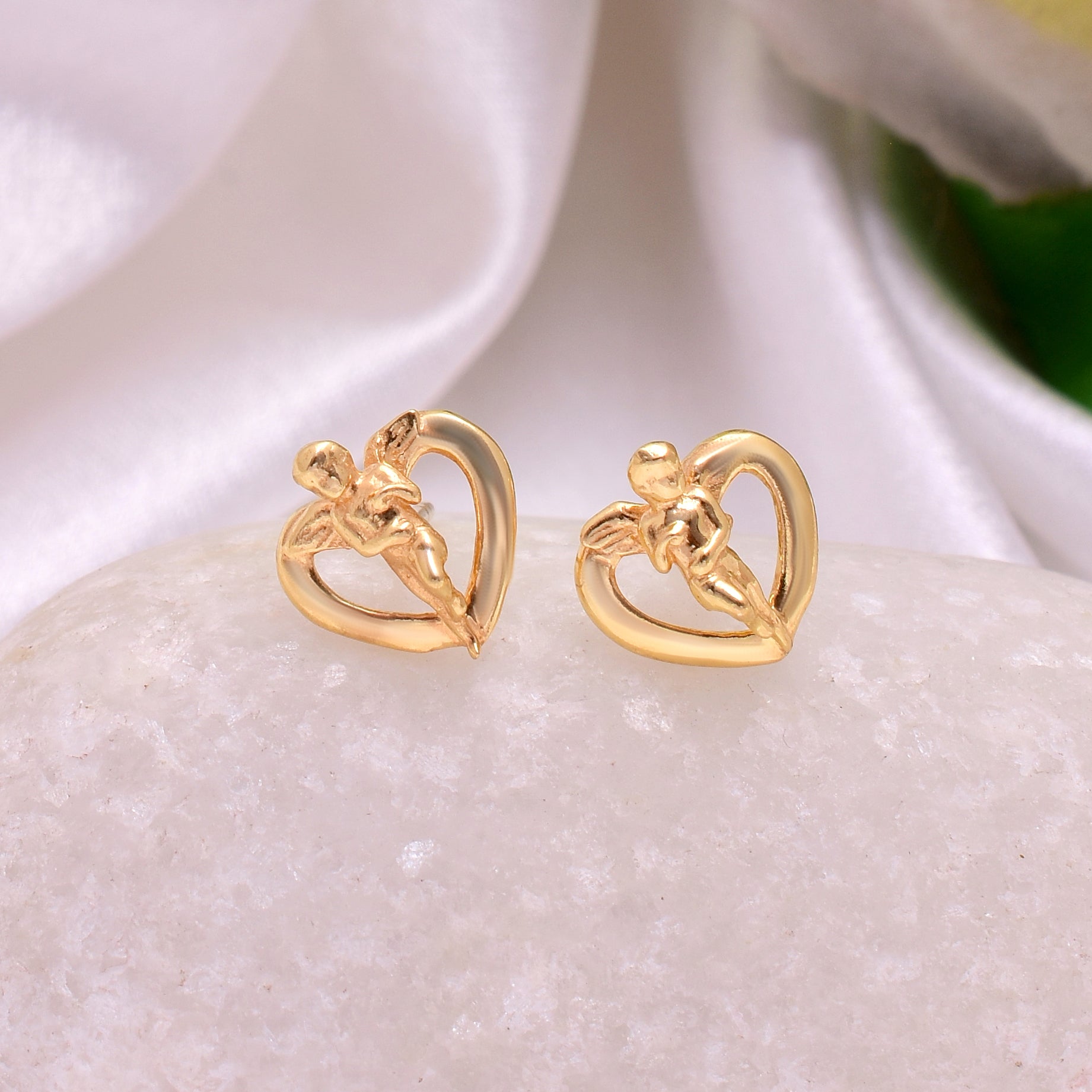 Heart Argos 9ct Gold Earrings Buy Revere 9ct Yellow Gold Heart