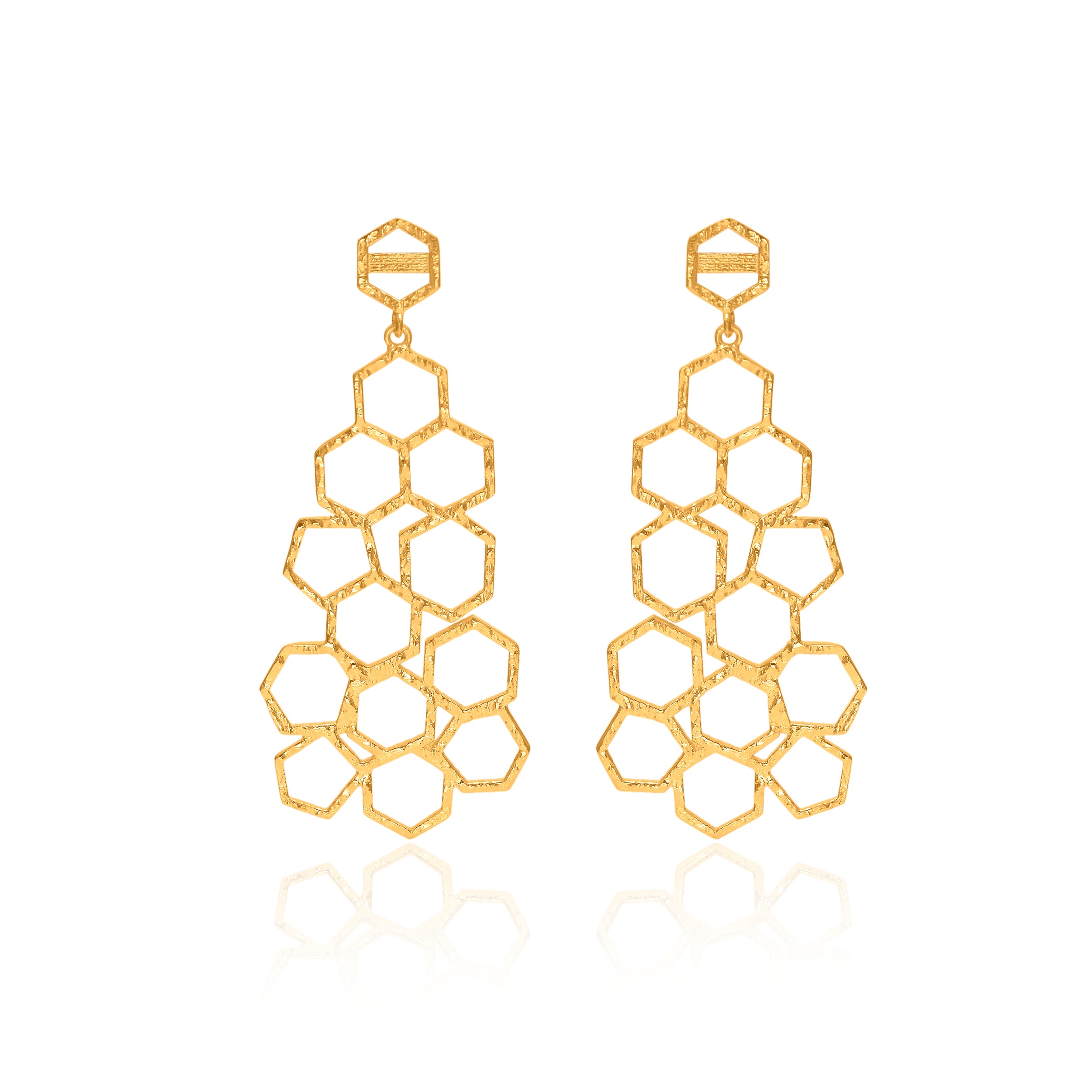 Golden Hive earring