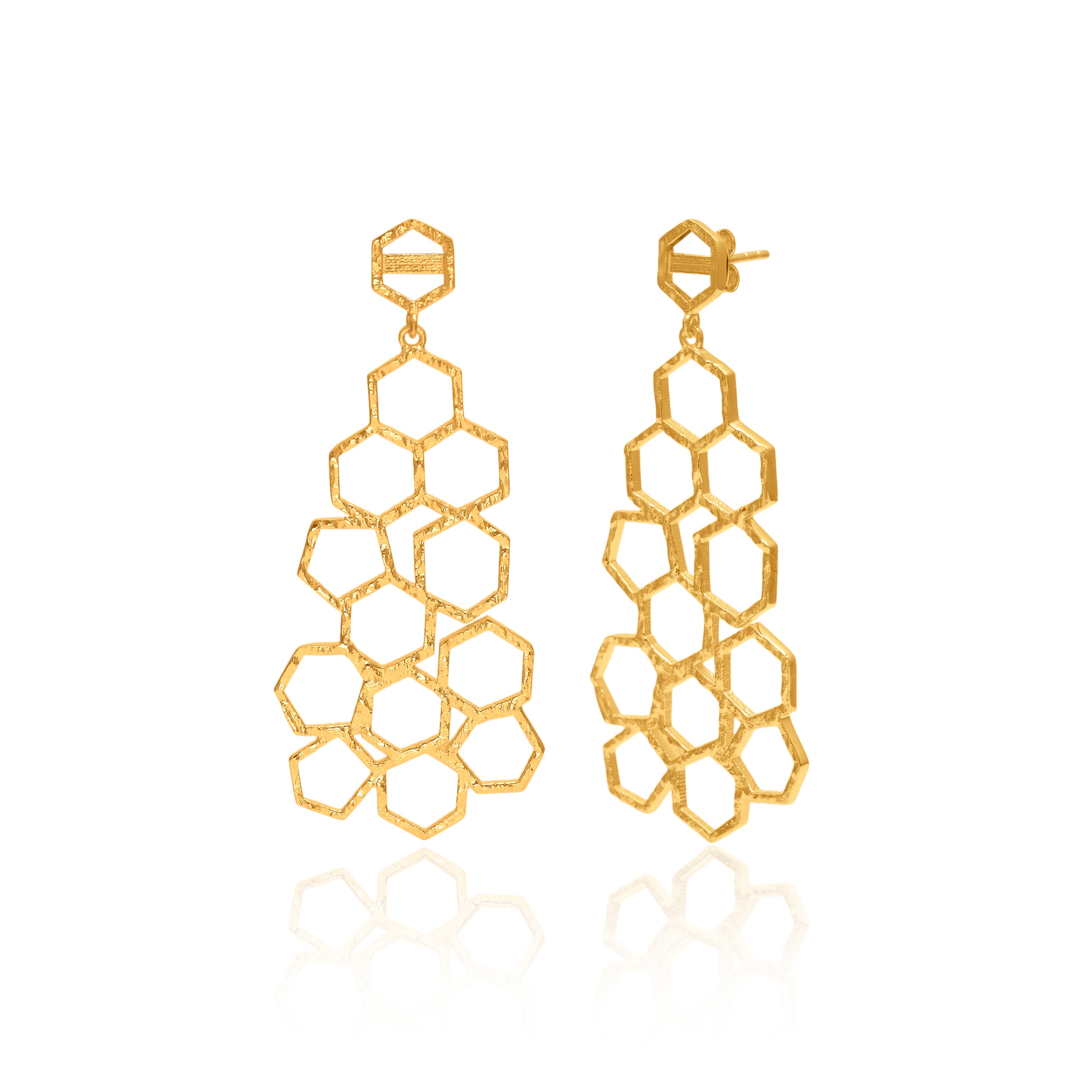 Golden Hive earring