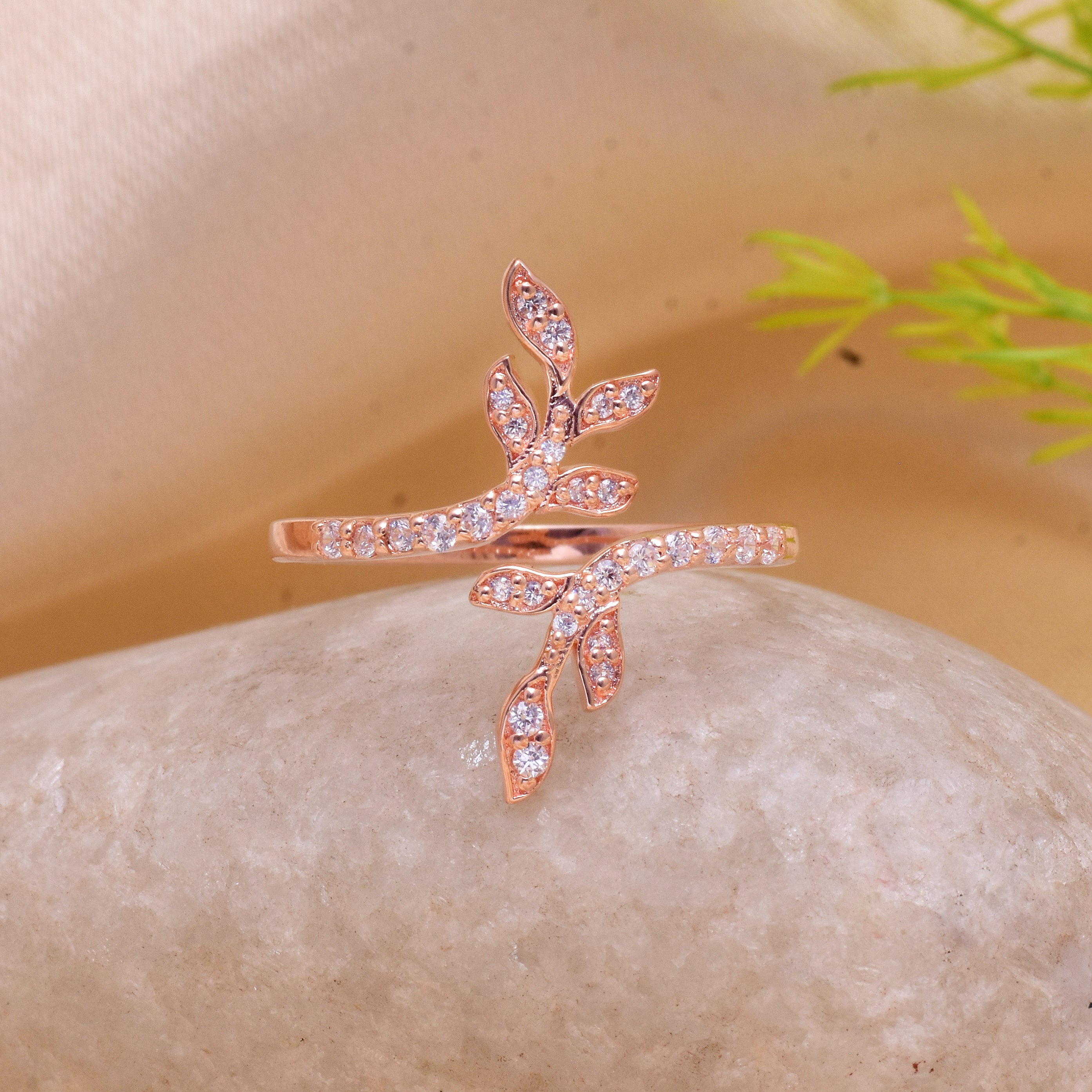 Rose gold Blossom Ring