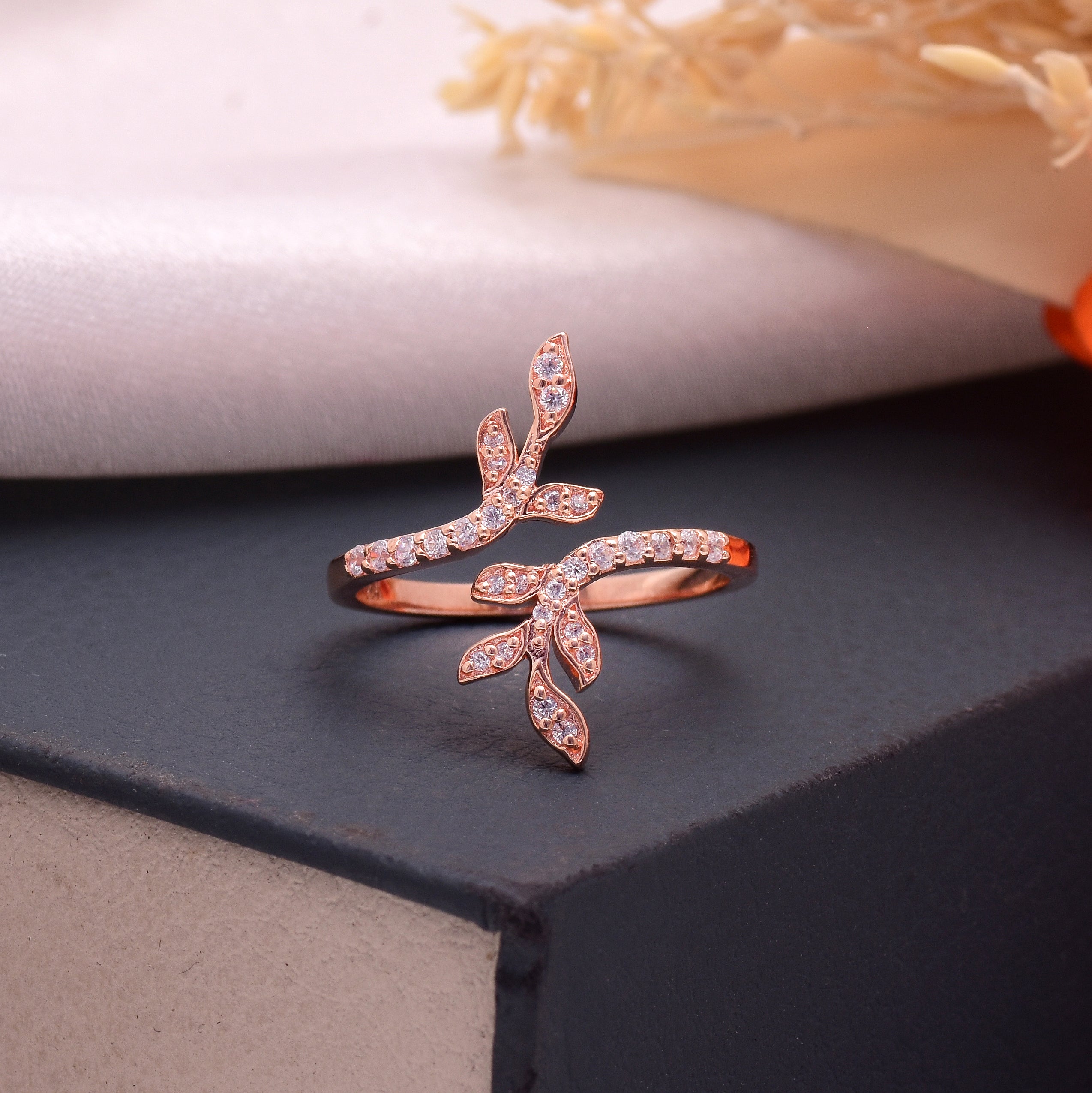 Rose gold Blossom Ring