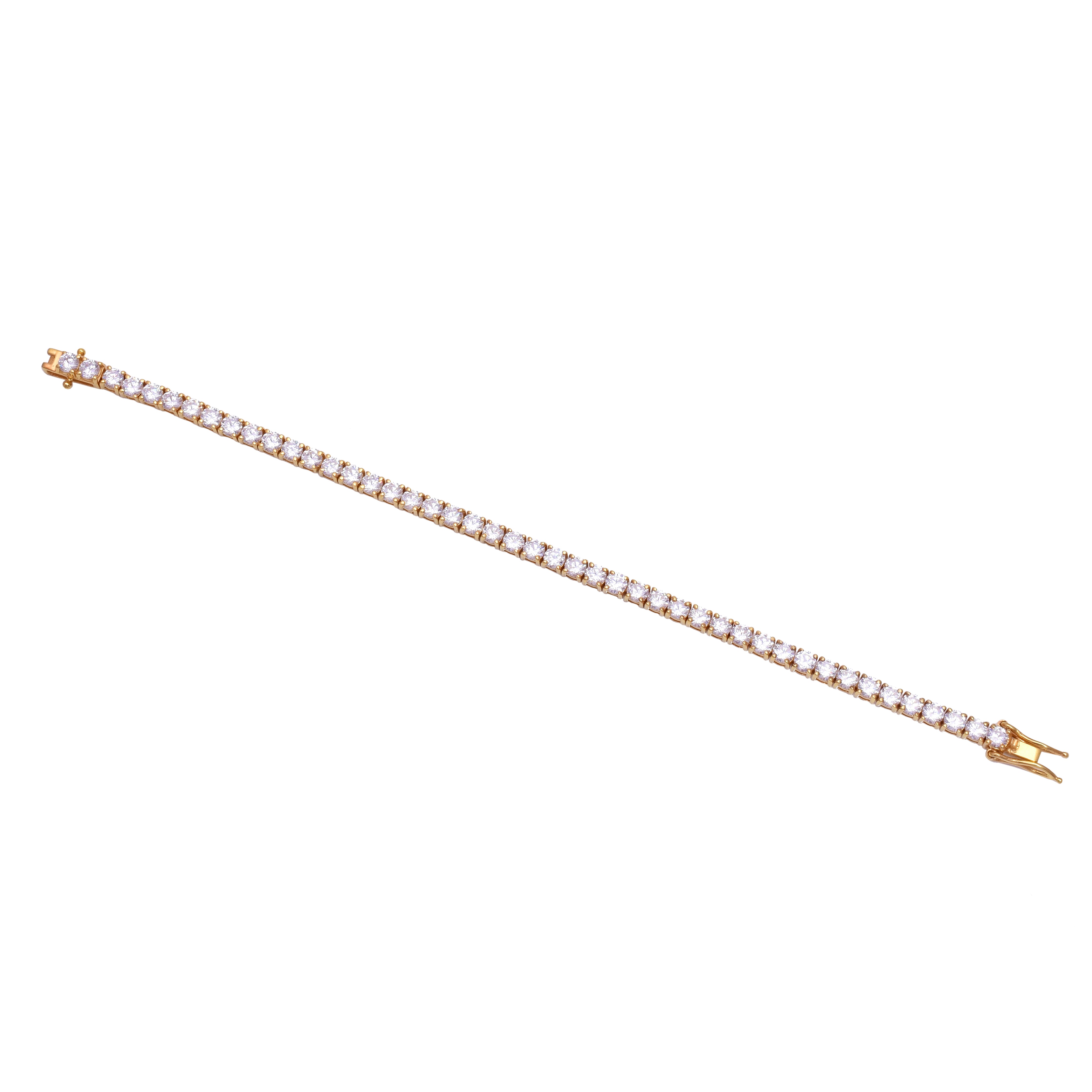 Golden Tennis Bracelet