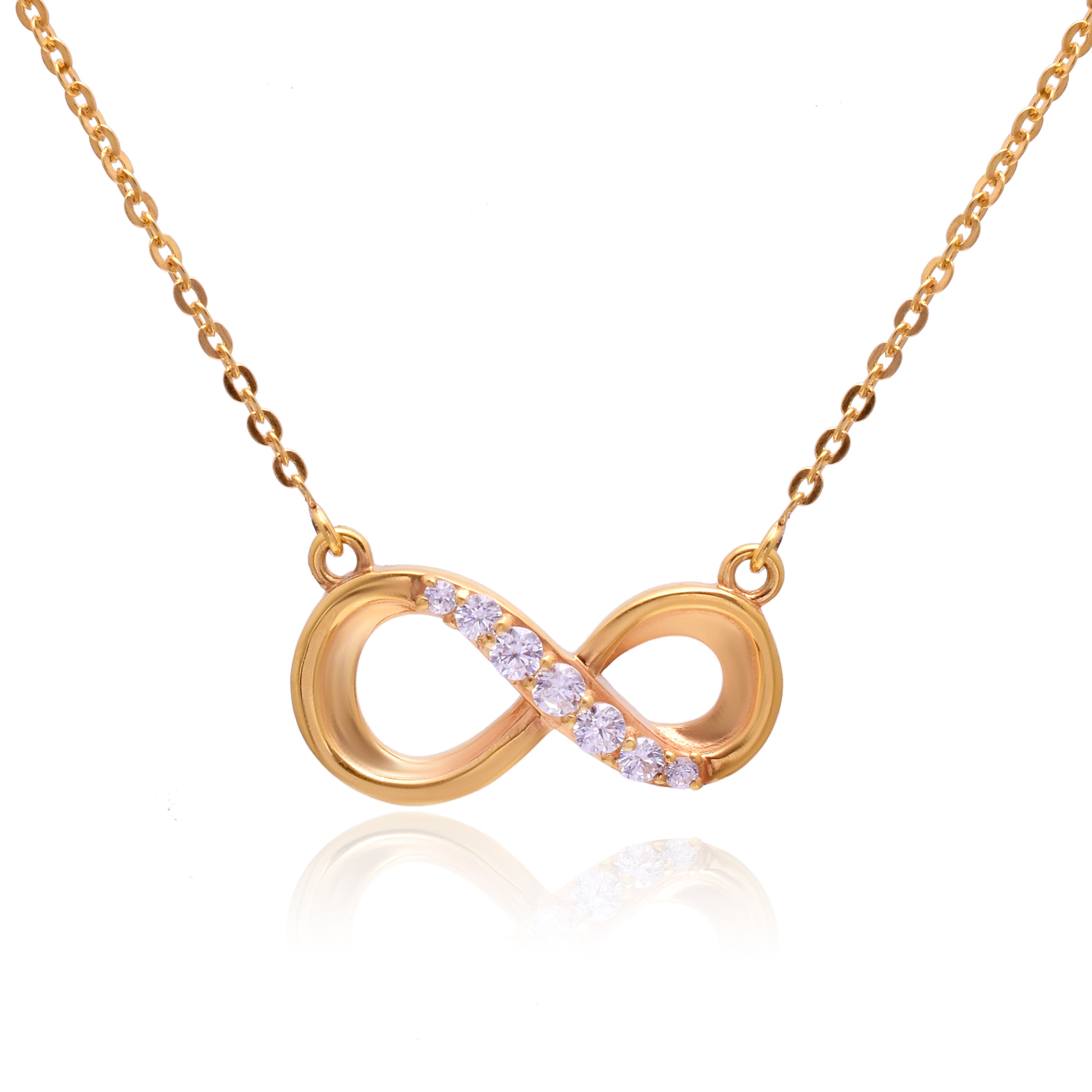 Golden Infinity Necklace