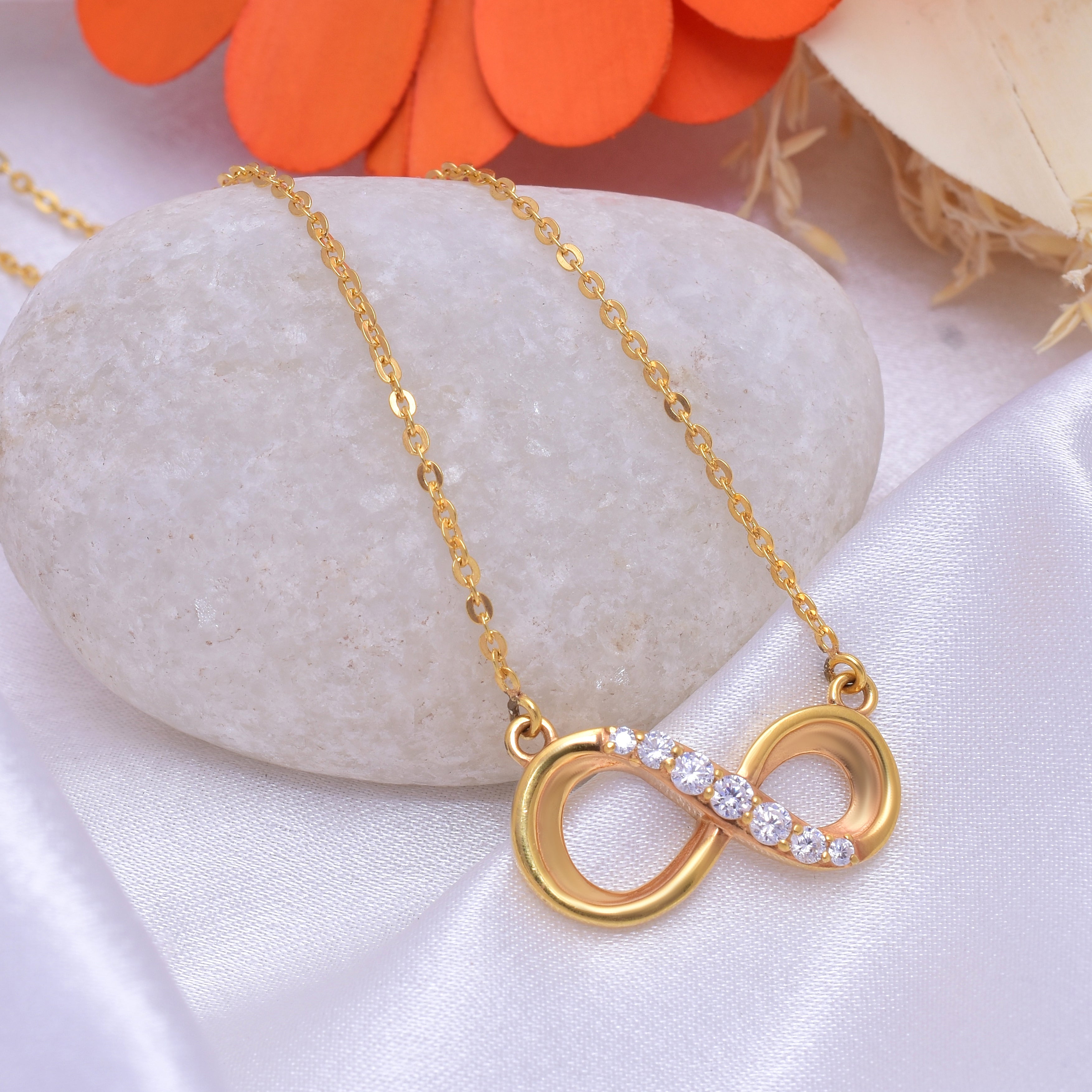 Golden Infinity Necklace